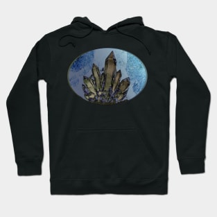 Quartz Crystal Cluster Cave Hoodie